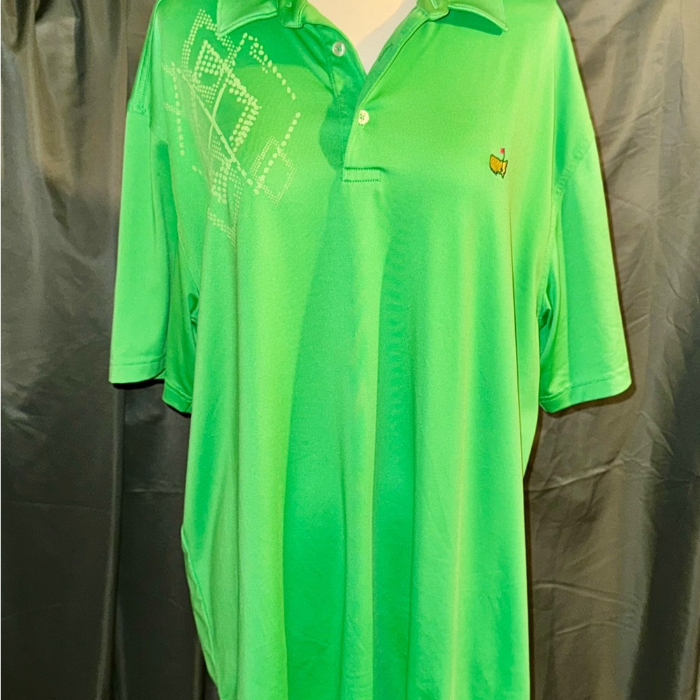 Masters Golf Vibrant Green Polo Shirt Size XL
